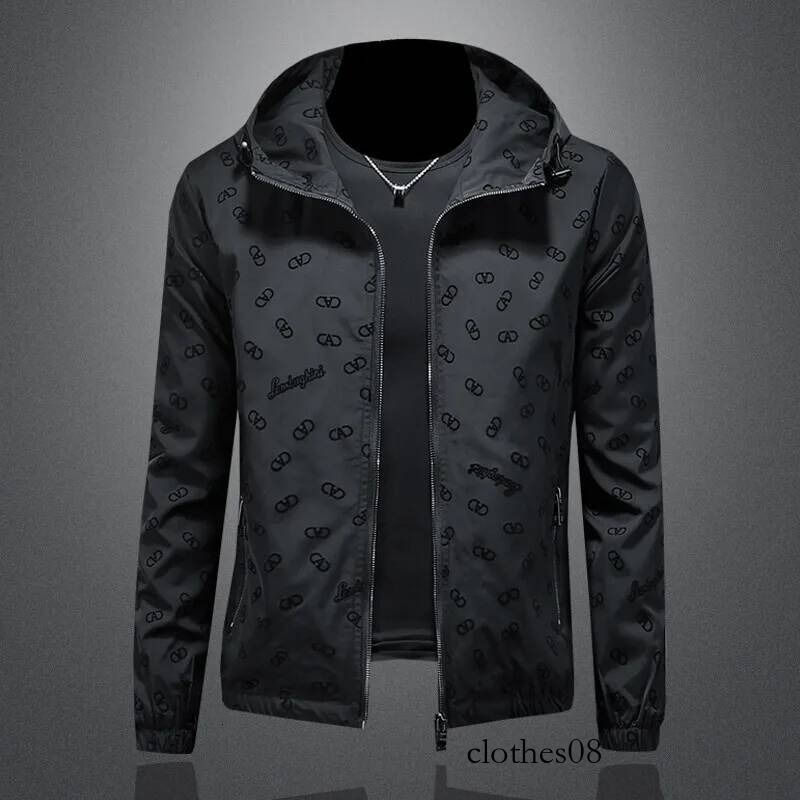 Casual Hollow out Jaet 2026 New Sle Men's Faion Urban Polyester Long Sve Zipper Closure round Ne ket Design