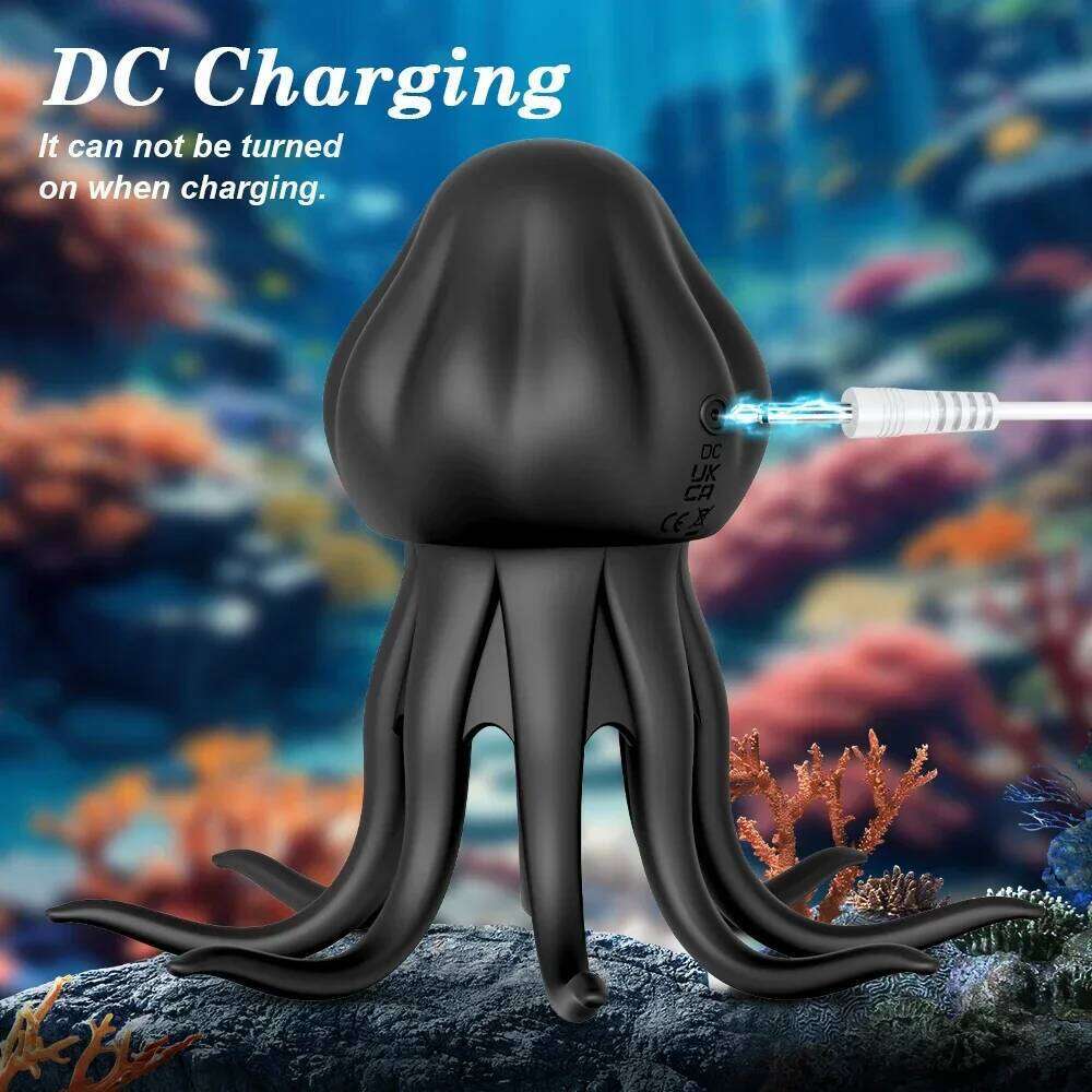 Delayed Ejaculation Vibrate Jellyfish Penis Trainer Clit Nipple Massager Male Glans Vibrators Adult Masturbation Sex Toys 18+ W260305