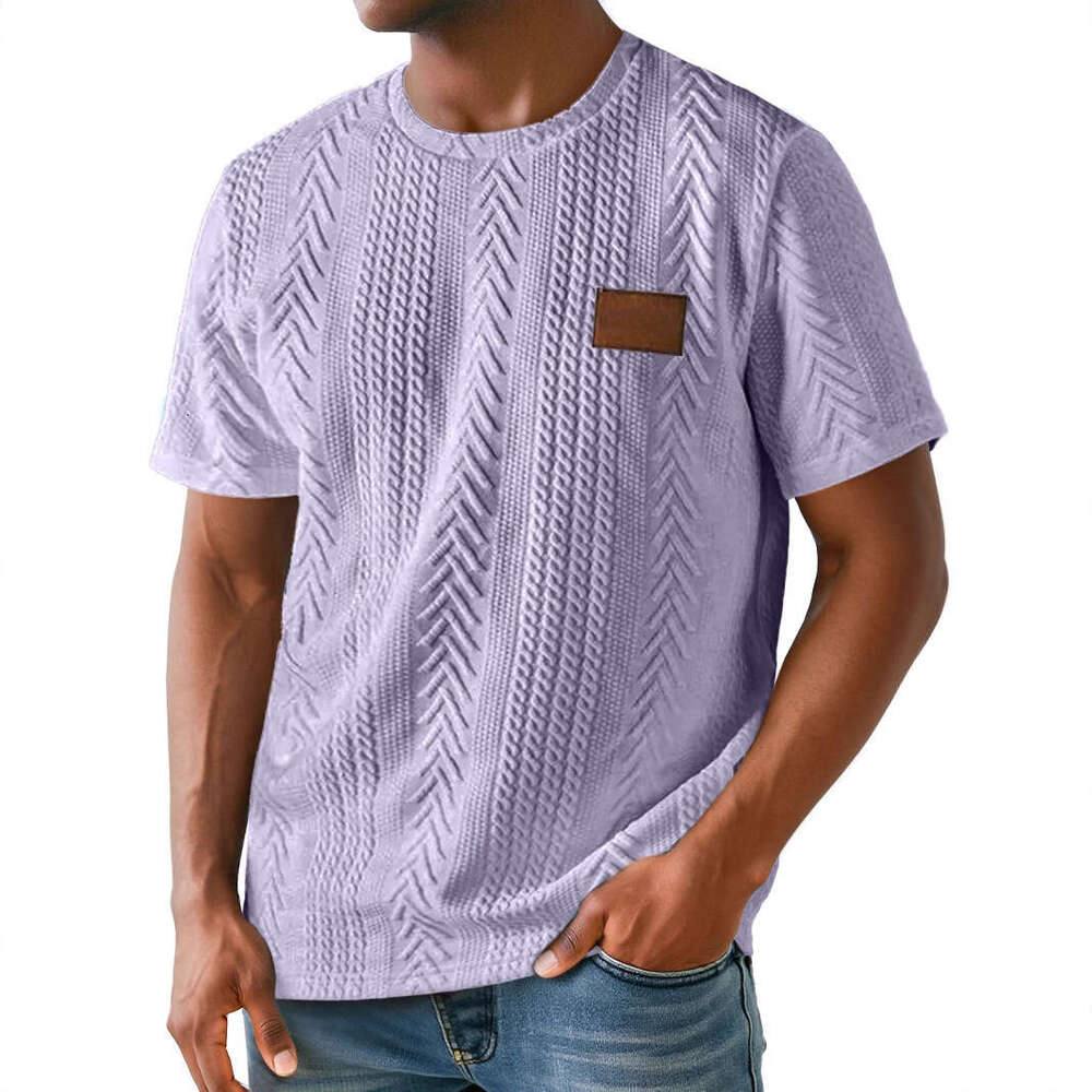 Summer European and American Cross-Border Men's 3D Digital Print Casual Loose Short Sleeve Youth Crew Neck T-Shirt for Men