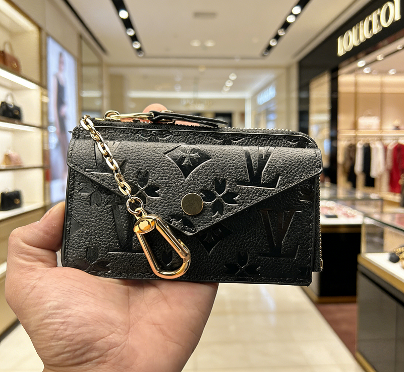 10A Designer Wallet Womens Mini Zippy Organizer Bag Credit Card Holder Coin Purse Key Pouch Purses Keychain Bags Clutch with Box