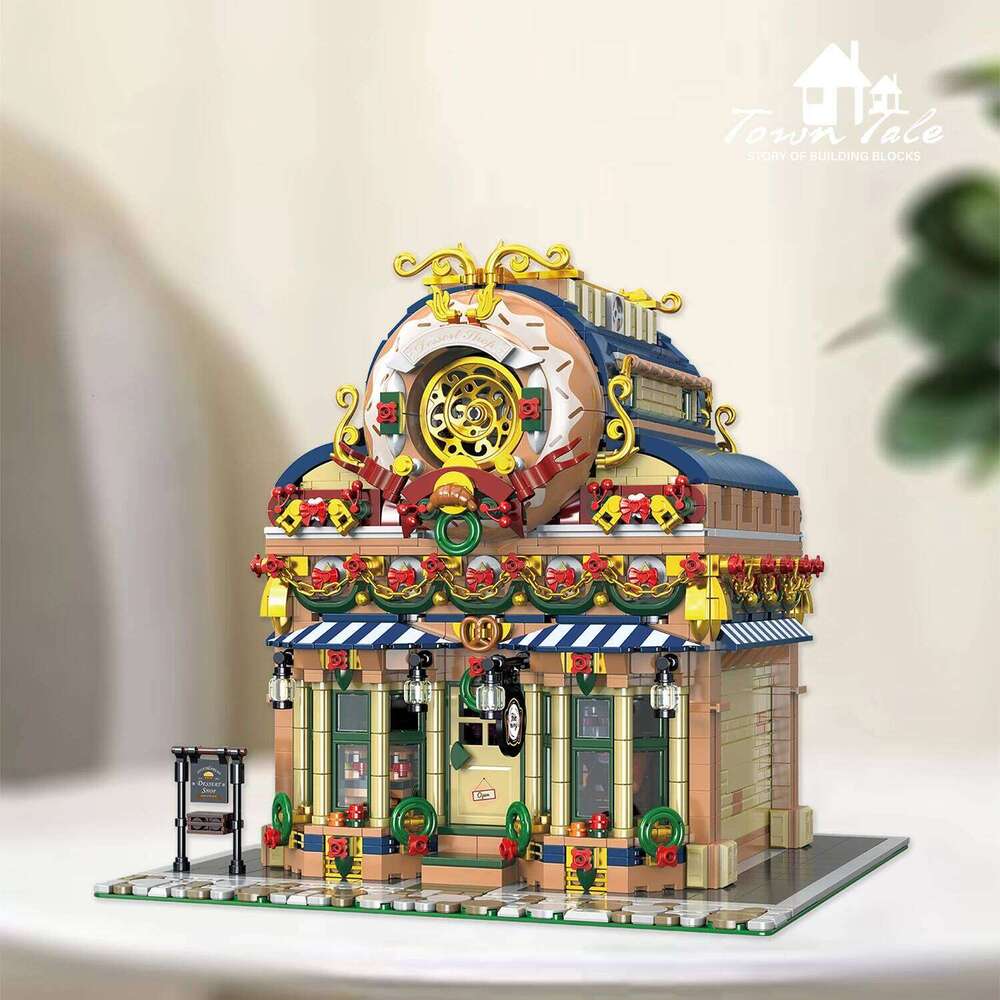 2657PCS Dessert Workshop Blocks Creative City Street View Building MOC Model Bricks Desktop Deco DIY Toys Birthday Gift Z260306