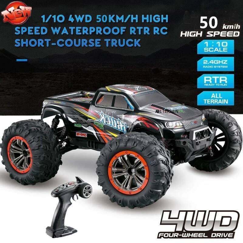 50KM/H High Speed 1:10 Remote Off-Road Truck 2.4G Radio Control 4WD Metal Shocks 45 Degree Climbing Ability RC Car Toy C260305