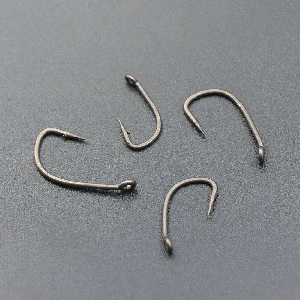 20pcs Carp Fishing Hooks With Micro Barbed High Carbon Steel PTFE Coating BNR Hook For Method Feeder Fish Accessories Tackle S260305