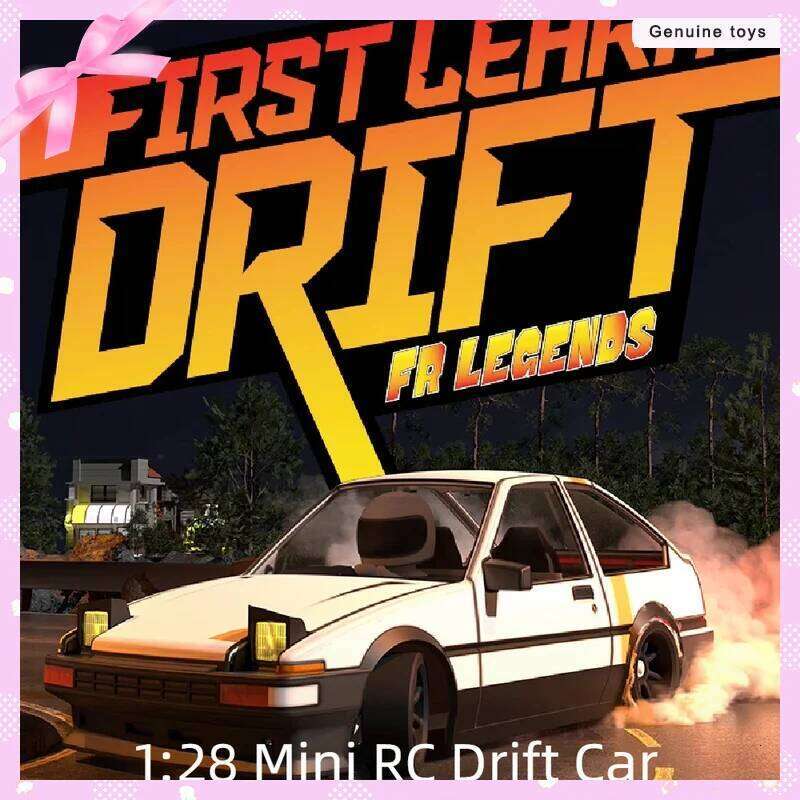 Bmrx-Fld 1:28 Mini Rc Car Ae86 Full Scale Rear Wheel Drive Electric Simulation Racing Toy Drift Fun For Ages 14 C260305