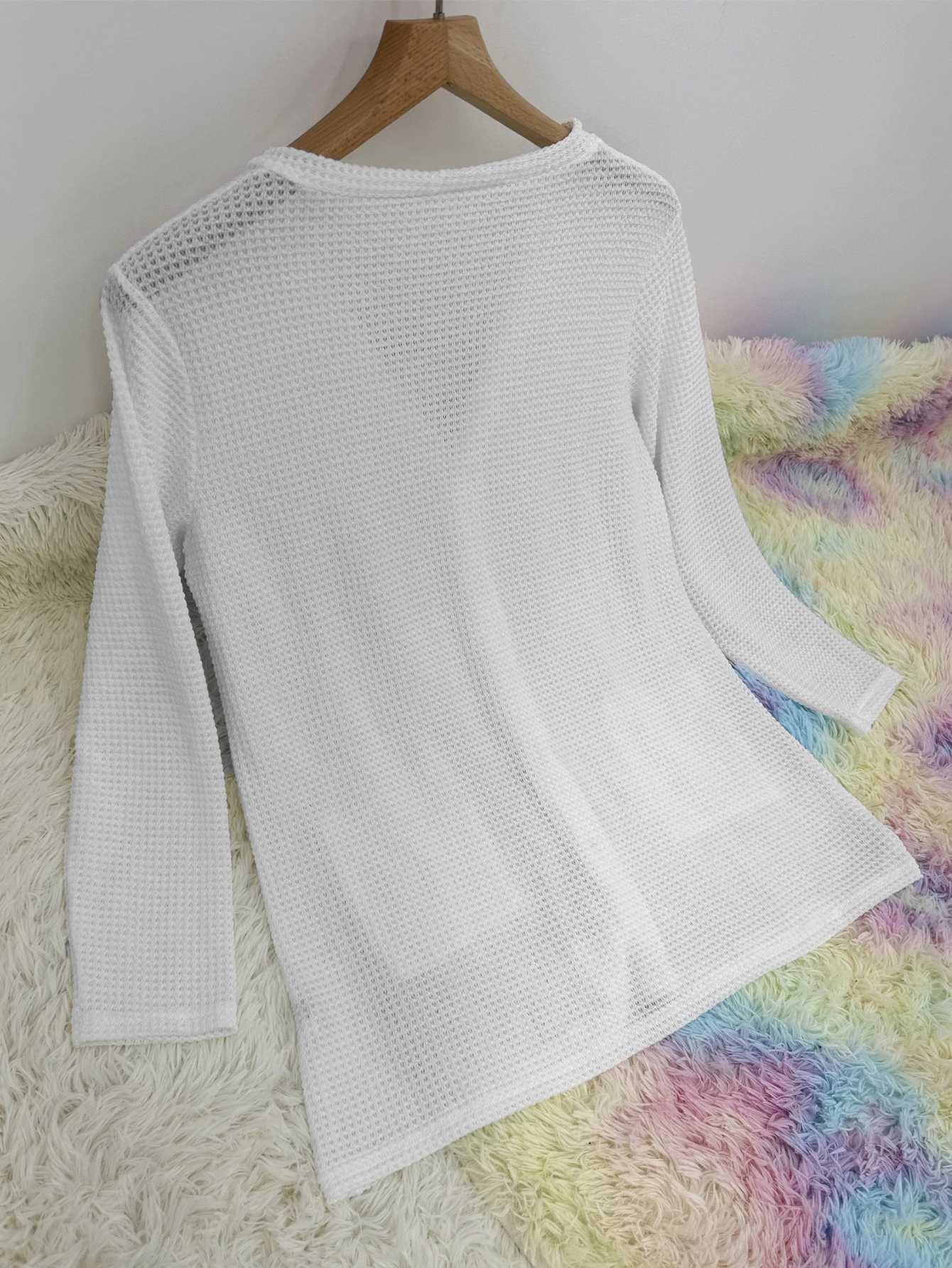 Plus size solid color v-neck cardigan casual long sleeve button front cardigan suitable for spring and autumn M260306