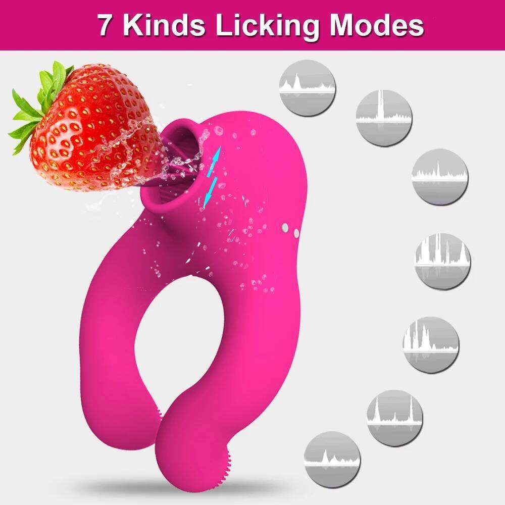 Vibrator Women Penis Cock Clitoral Stimulator Clit Sucker Delay Ejaculation Dick Enlarger Ring Sex Toys For Men Couples W260305