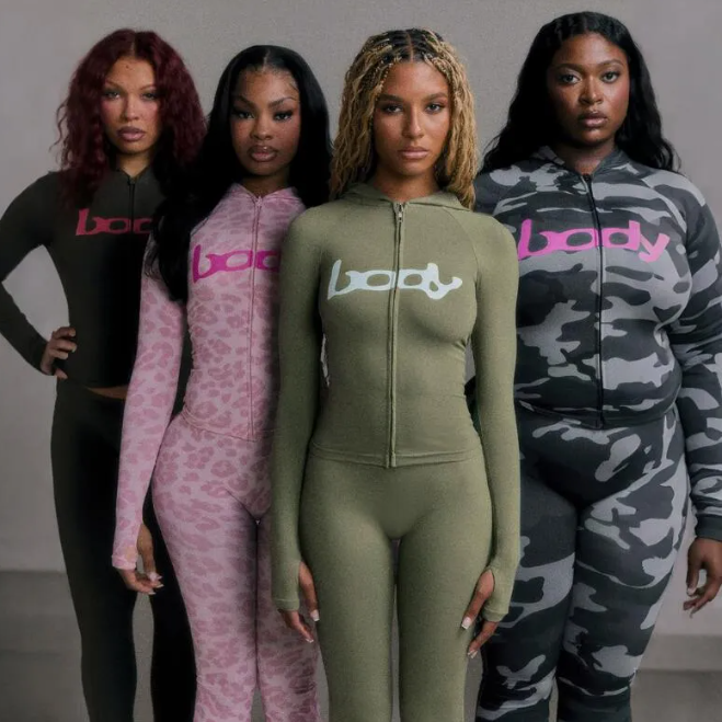 Body By Rayven Set Snatched Body Set Womens Casual Short Sports Workout Set With Zip-Up Jacket Leggings Elastic Quick-Drying Breathable Gym Tracksuits fashion