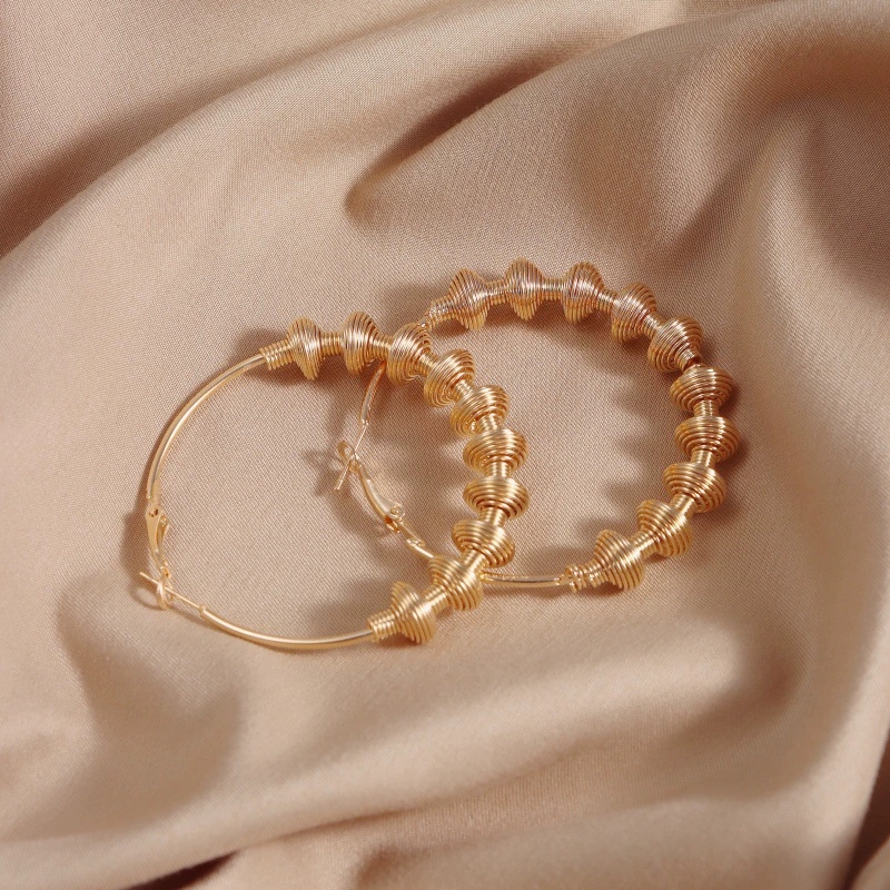 Modern Minimalist Hooped Studs Featuring Unique Geometry & Eye-Catching Metals