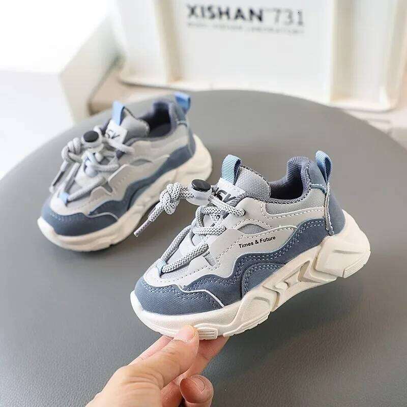 Boys Casual Girls Sneakers Toddlers Little Kids Fashion Sports Running Shoes Anti-skid Lace-up Classic 21-30 New Trend Hot 26Y0304