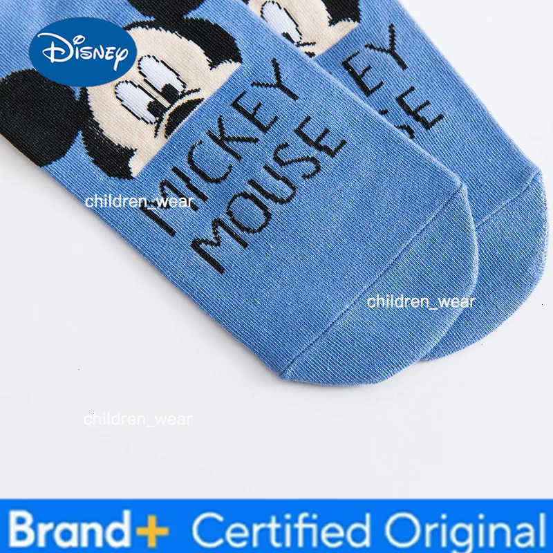 Disney Summer Fashion Womens Socks Mickey Mouse Donald Duck Character Kawaii Cartoon Harajuku Happy Funny Cotton Short Socks H260306