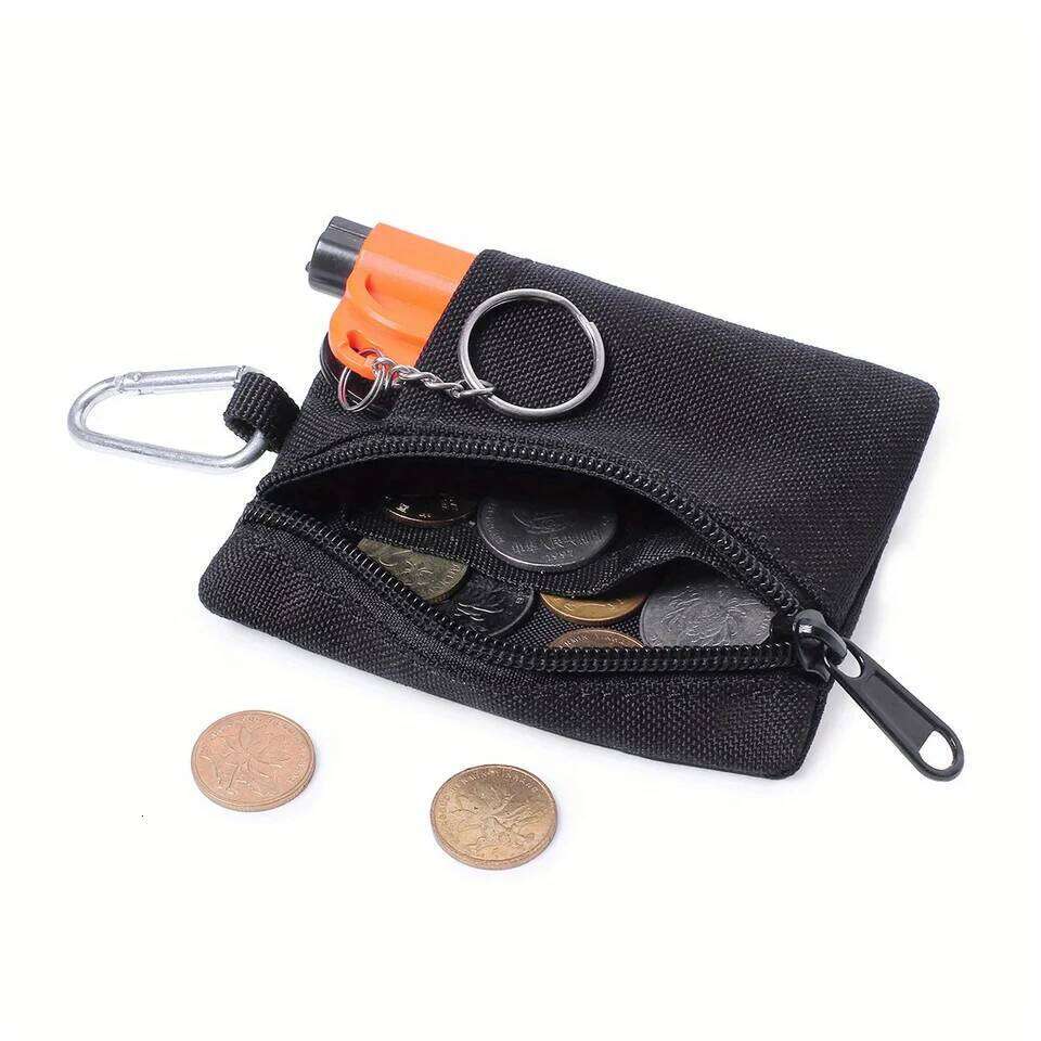 Tactical Mini Coin Purse Key Military Fan Outdoor Zipper Sports Waist Storage Accessory Bag One Pack C260304