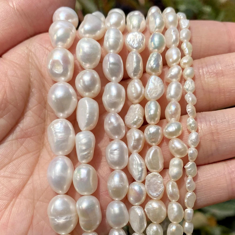 Natural Freshwater Pearl Beads High Quality Irregular Shape Punch Loose Beads for Jewelry Making DIY Necklace Bracelet 260302