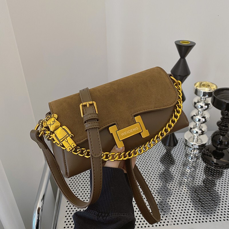 2026 Direct From Manufacturer: Fashionable New Simple Matte Single-shoulder Crossbody Chain Women's Small Square Bag, Stylish Luxury Handbag And 