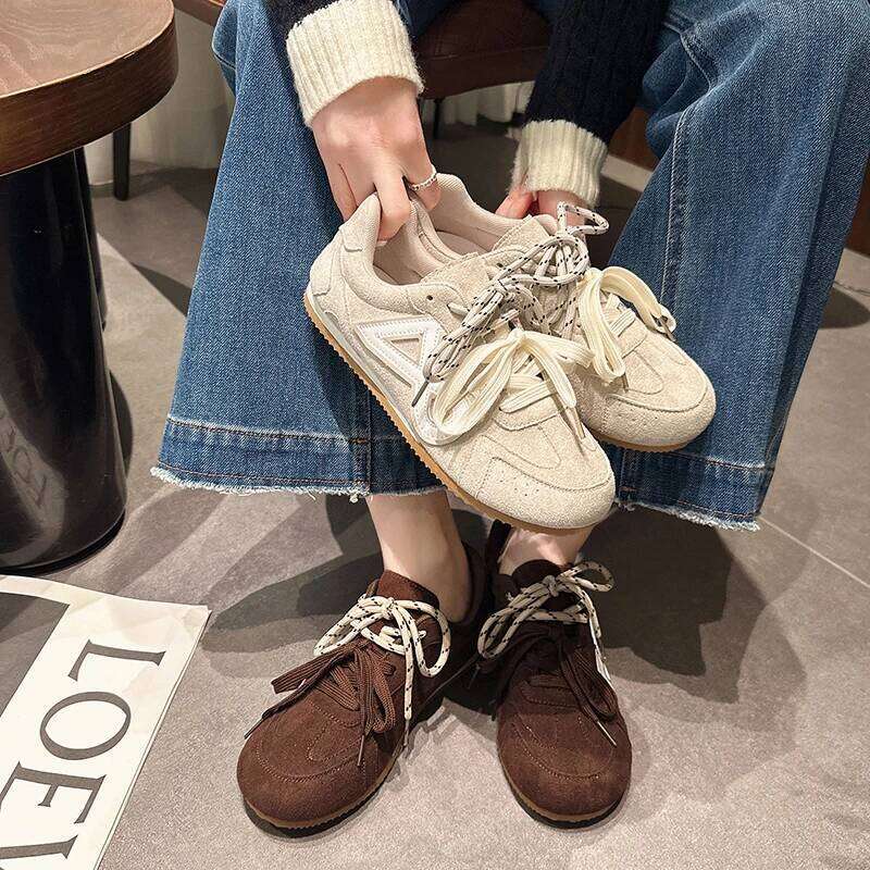 2026 new fashionable casual sports with color blocking design outdoor simple versatile and comfortable women's shoes