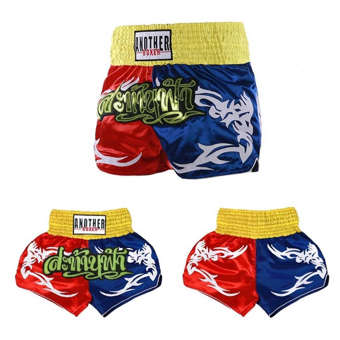 Muay Thai Shorts Boxing Sanda Fighting Pants Fighting Sports Pants Training Professional Men And Women Competition Pants X260306