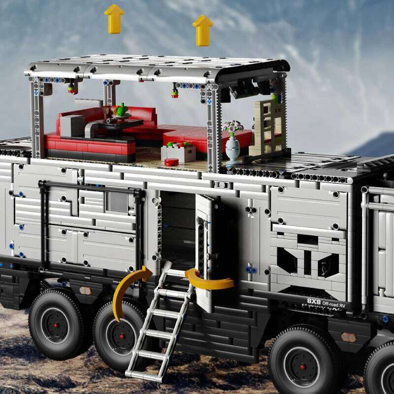 6068PCS Technical Remote Control Off Road RV Building Blocks City Motorhome Model Bricks Kid Educational DIY Toys Birthday Gifts Z260306