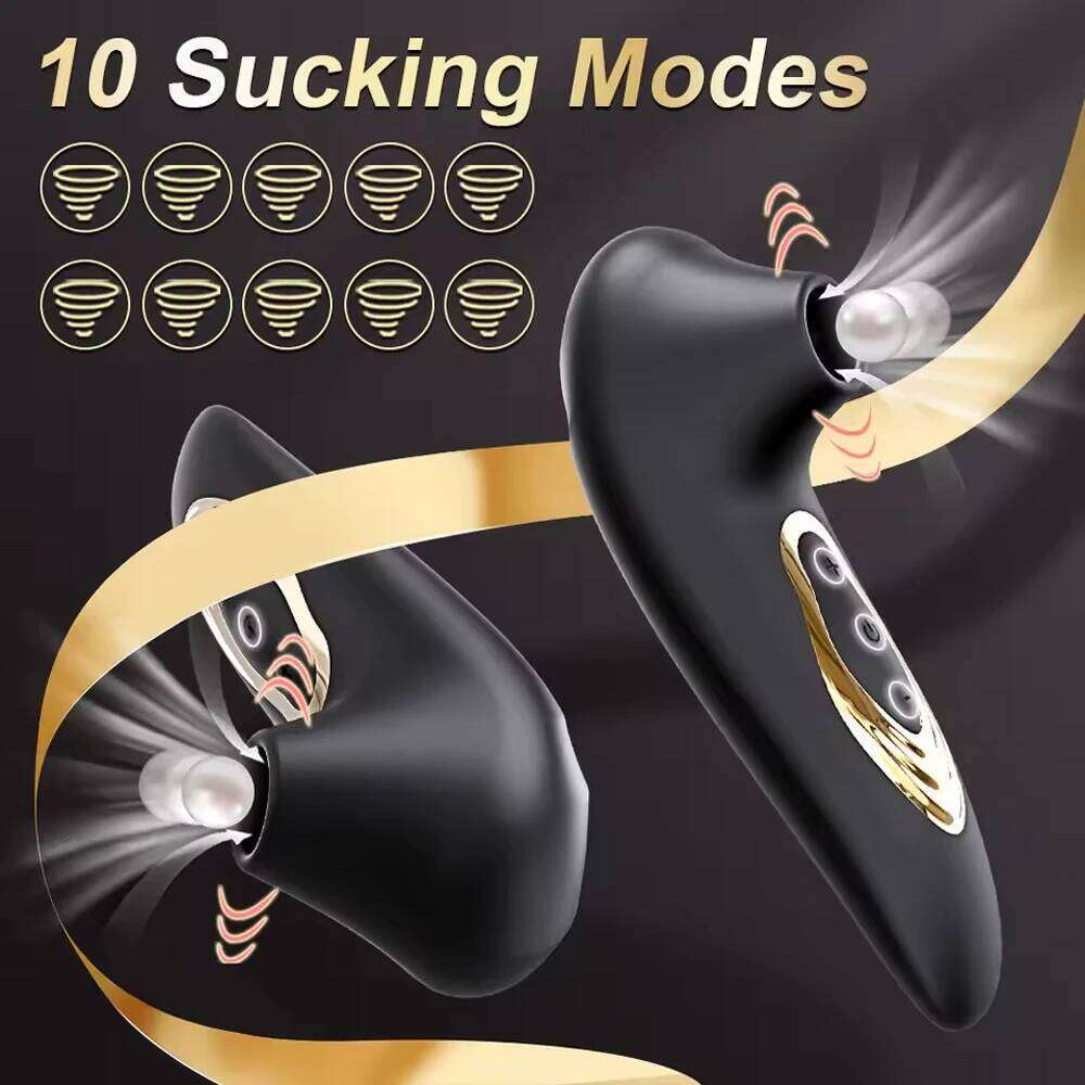 Powerful Sucking Vibrator Sex Toys for Women Sucker Oral Vacuum Nipple Clit Stimulator Massager Female Masturbator Adults Goods W260305