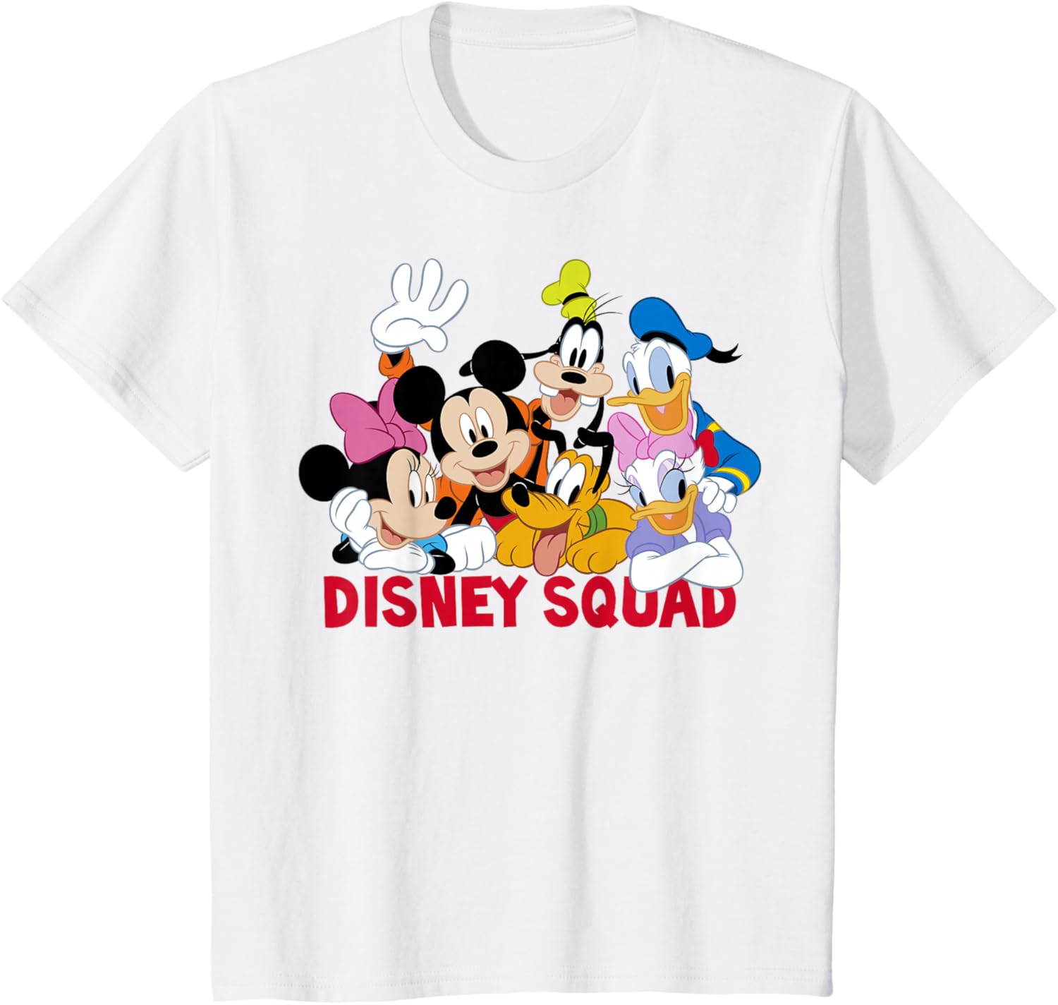 Disney T-Shirt Mickey and Friends Pluto Retro Line T Shirt Man Woman Boy Girl Cartoon Movie Short Sleeves Shirts Cotton Soft Tshirt Fashion Top for Ch