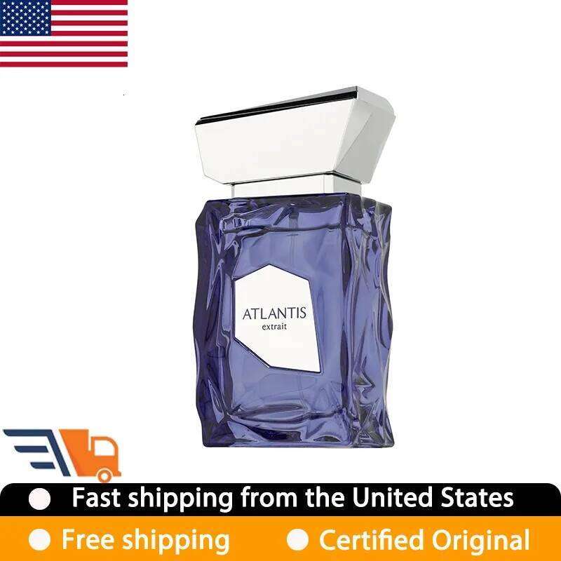 French Avenue Atlantis Extrait de Parfum Unisex Spray 100 ML Persistent Aquatic Aromatic Pheromones Natural Perfume 3.4 Ounce 26H0306