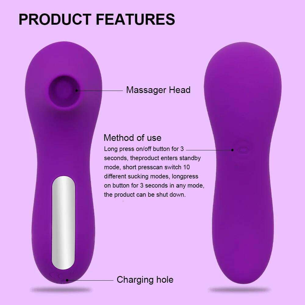Powerful Sucking Vibrator for Women Sucker Clitoris Nipple Oral Vacuum Stimulator Vagina Female Masturbator Adults Sex Toys 18+ W260305