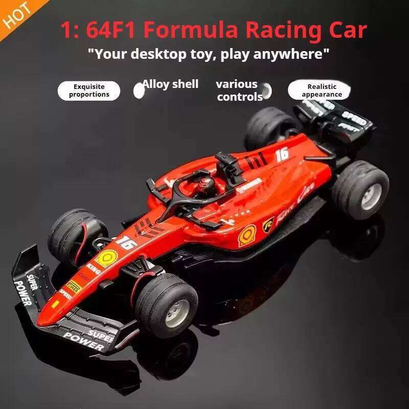 2025 New Rc 1:64 Scale Mini Alloy Model Adjustable Lighting Formula High-Speed Racing Remote Control Car Toy For Children C260305