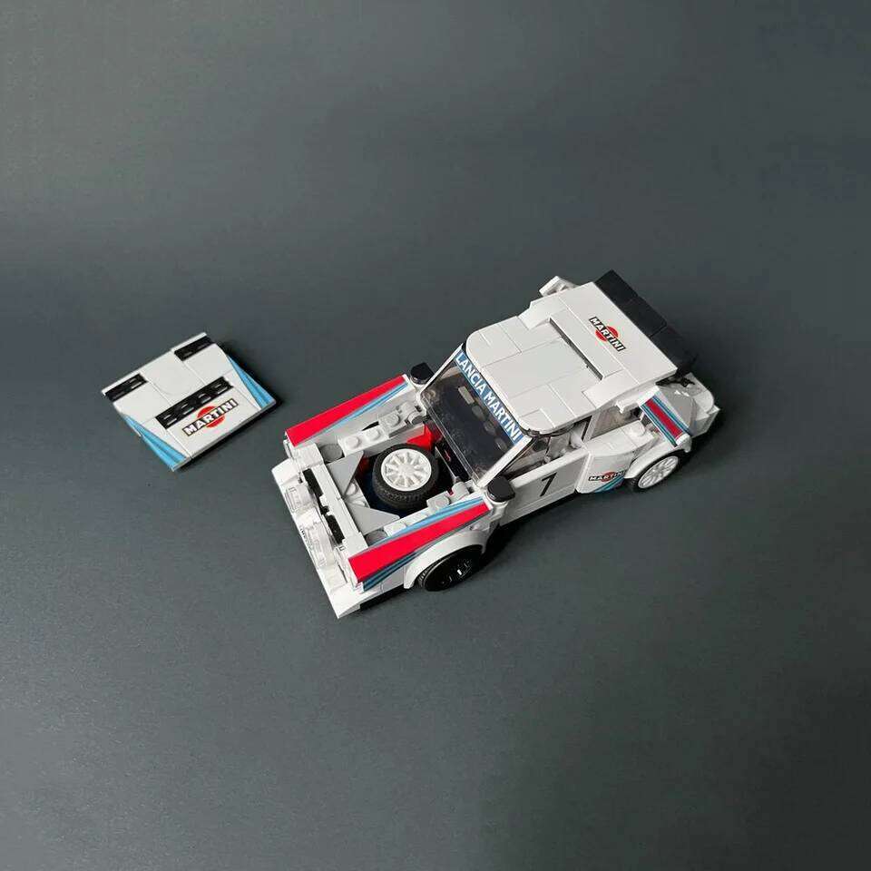 Garage 419PCS MOC champio Lancia Delta S4 Building Blocks Assembling the Model Toy Brick Children's Birthday Gifts With Stickers Z260306