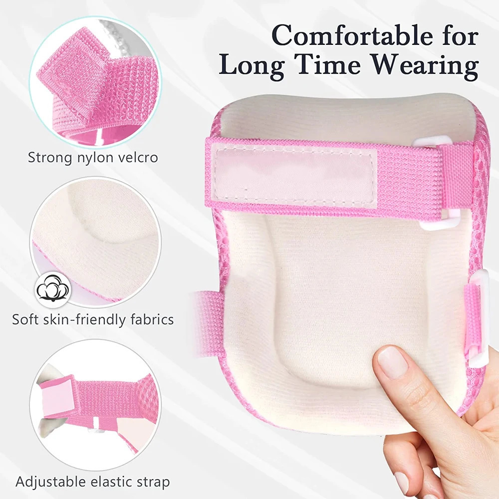 6 In 1 KidsYouth Protective Gear Set Kids Knee Pads Elbow Wrist Guard for Scooter Skateboard Bicycle Inline Skating 260228