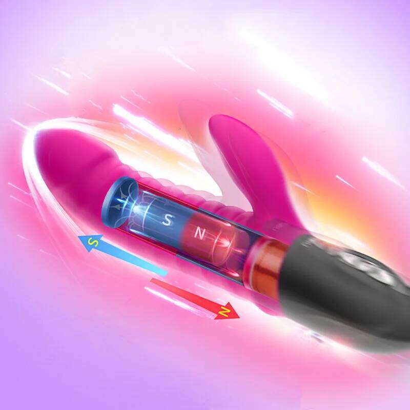 Leten Silicone Thrusting Vibrator with Heating Function, Electromagnetic Pulse Dildo Wand ,Sex Toys for Women Orgasm Pleasure W260305