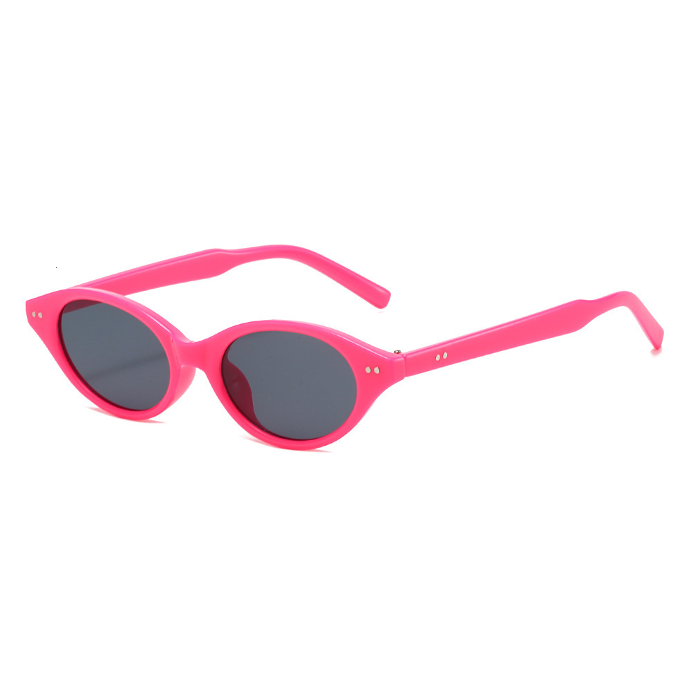 25 new models of foreign trade anti-blue light sunglasses, flat lenses, personalized oval shape, UV protection, fashionable