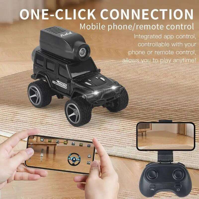 New KF32 Mini RC Car 1:64 2.4G Remote Contorl with 720P FPV Camera WiFi APP Control High Speed Racing Vehicle Toy Gift for K C260305