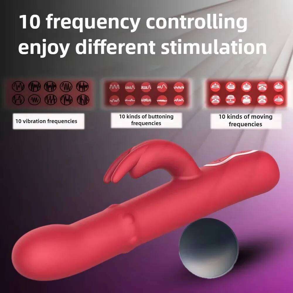 BrandNew 4-in-1 G-spot orgasm Adult Snap Rabbit vibrator vagina slide female toys and sex shop W260305