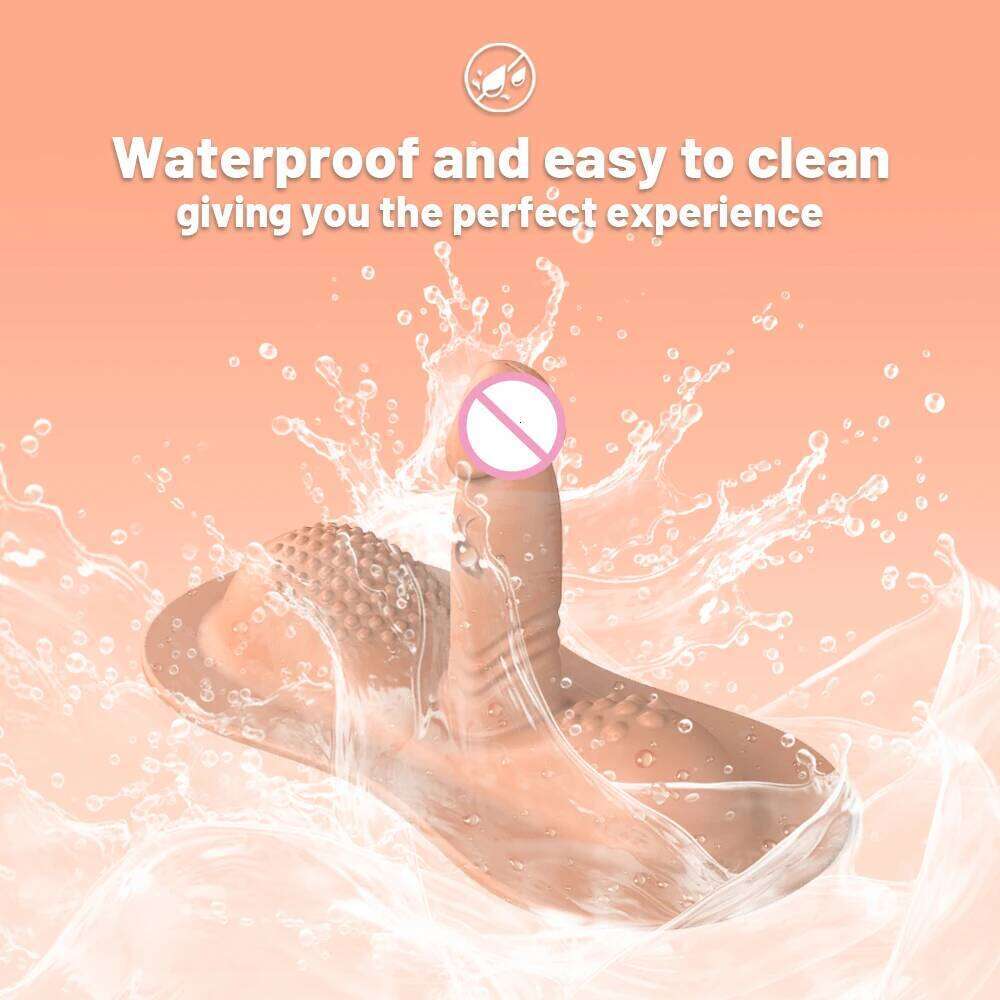 Sit and Ride Dildo Vibrators Remote Control Dual Motor Vibrating Clit Anal G Spot Stimulator Adult Couple Sex Toys for Women Men W260305