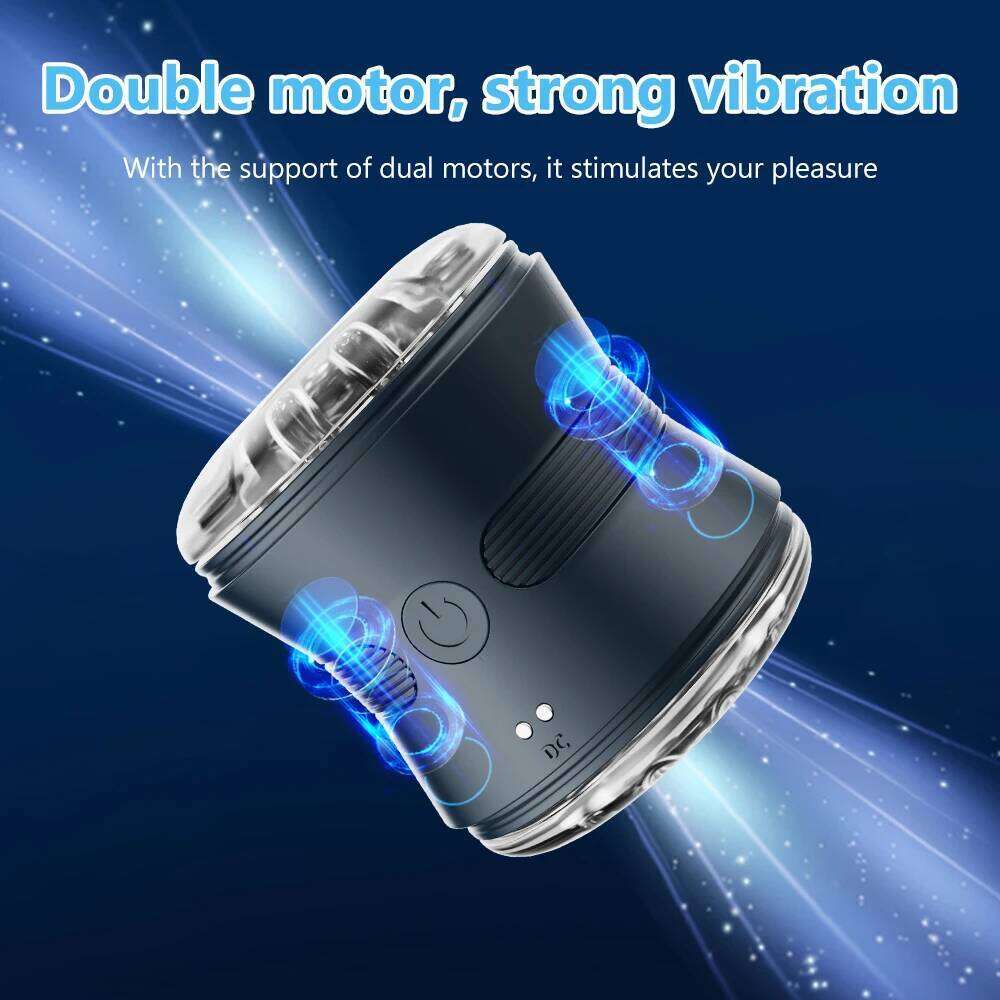 Automatic Male Masturbator Cup Vagina Masturbation Blowjob Man Mastuburator Sex Toys for Men Adult Goods Electric Mastubator W260305