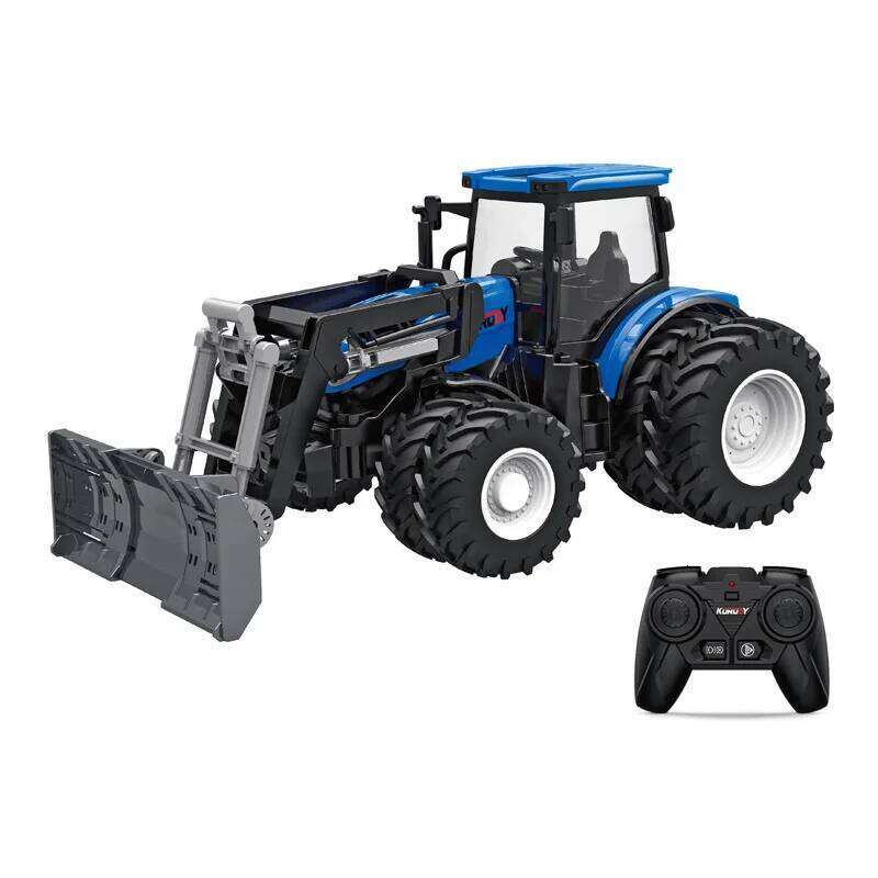 alloy control farmer tractor simulation engineering electric toy farm transport vehicle 2.4G remote contro vehicl C260305