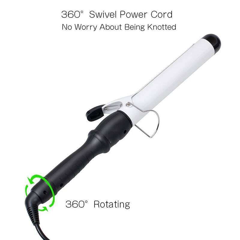 Professional Curling Iron Rollers Ceramic Curler Irons Wand LCD Display Hair Curly Waver 26Y0306