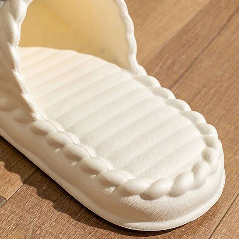 Summer Women's Slippers Cute Bow Tie Indoor Outdoor Thick Soft Sole Non-Slip Beach Slides Comfortable Sandals Fashion Shoes