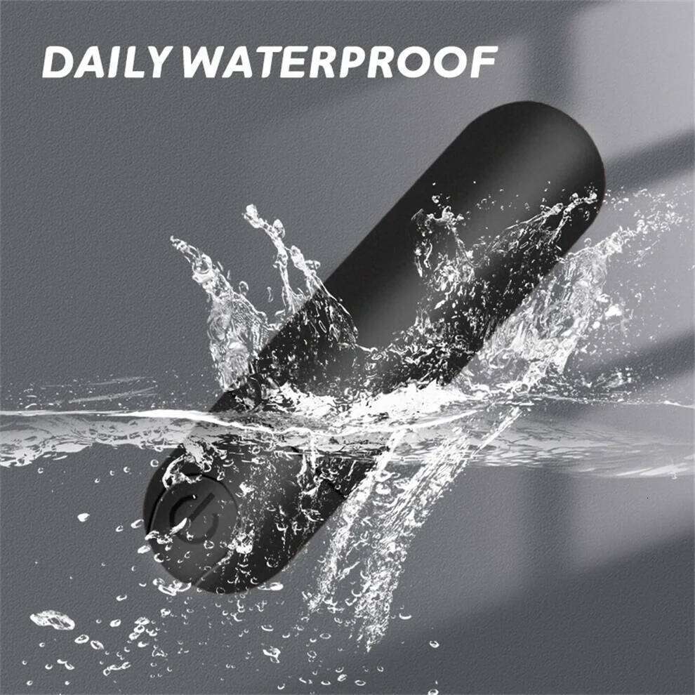 USB Charge 10-Speed Mini Bullet Vibrator Rechargeable Wireless Vibrating Anal Plug Clitoral Stimulator Adult Sex Toys for Women W260305