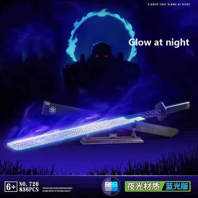 Samurai Sword Building Blocks Ninja Blade Katana Japanese Anime Butterfly Nichirin Knife Bricks MOC Children Toys for Adult Gift Z260306