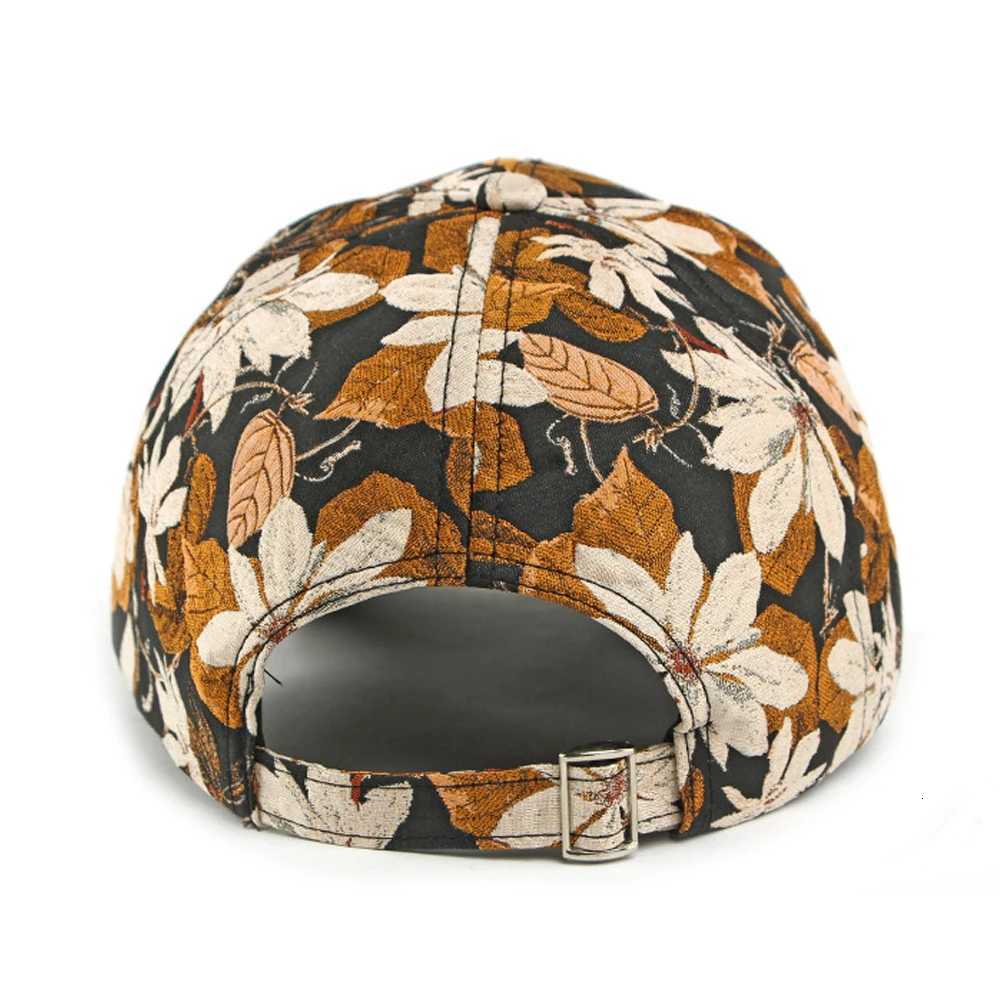 FS 2026 Spring Purple Flower Print Baseball Cap For Women Green Hardtop Men Trucker Hats Casual Sunshade Golf Hat Gorras Hombre S260306