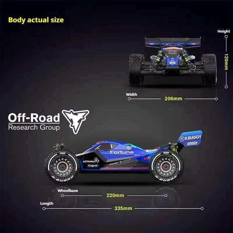 LLL X 12S Brushless 1:12 Electric Cross-Country RC Four-Wheel Drive High-Speed Drift Remote Control Car RTR C260305