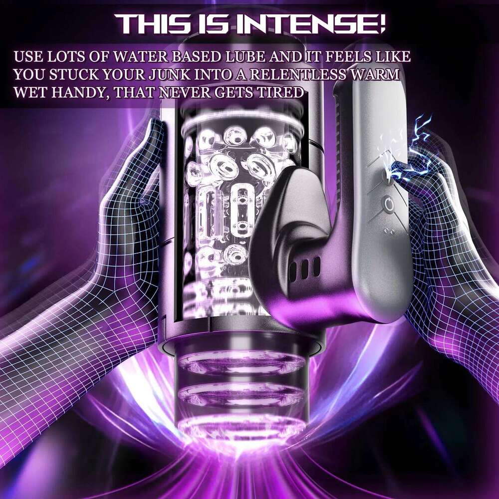 Automatic Telescopic Masturbator For Men Silicone Vagina Masturbation Anal Blowjob Oral Pussy Stimulator Sex Toys Adult Goods W260305