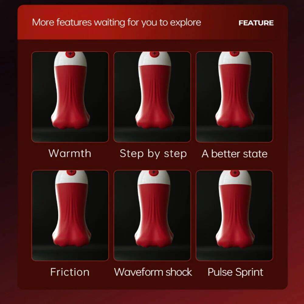 Deep Throat Mannelijke Penis Training Cup Pijpen Vagina Masturbators voor mannen APP Controle Squeeze Trillingen Stimulatie Oral W260305