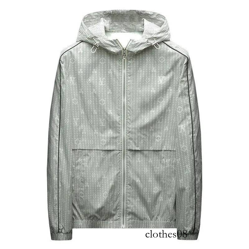 2026 New Men's Plaid Print Hooded Jaet Faionable Urban Sle Casual Outerwear Polyester Fabric Long Sve Zipper Closure
