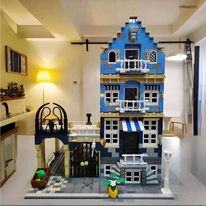 1248 PCS 15007 Market Street Compatible WithvLIT2007 10190 Building Blocks Bricks Birthday Gift Toys Z260306