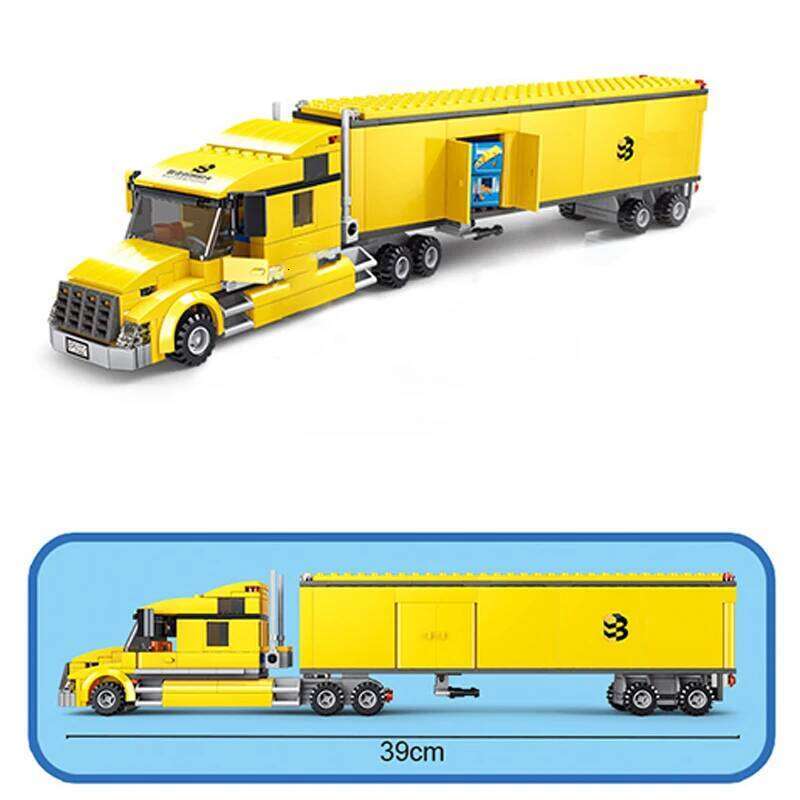 2022 City Speed Formula Transporter Bricks Big Cargo Truck Blocks Building Car Figures Set Vehicle Model Childrens Toys Gift Z260306