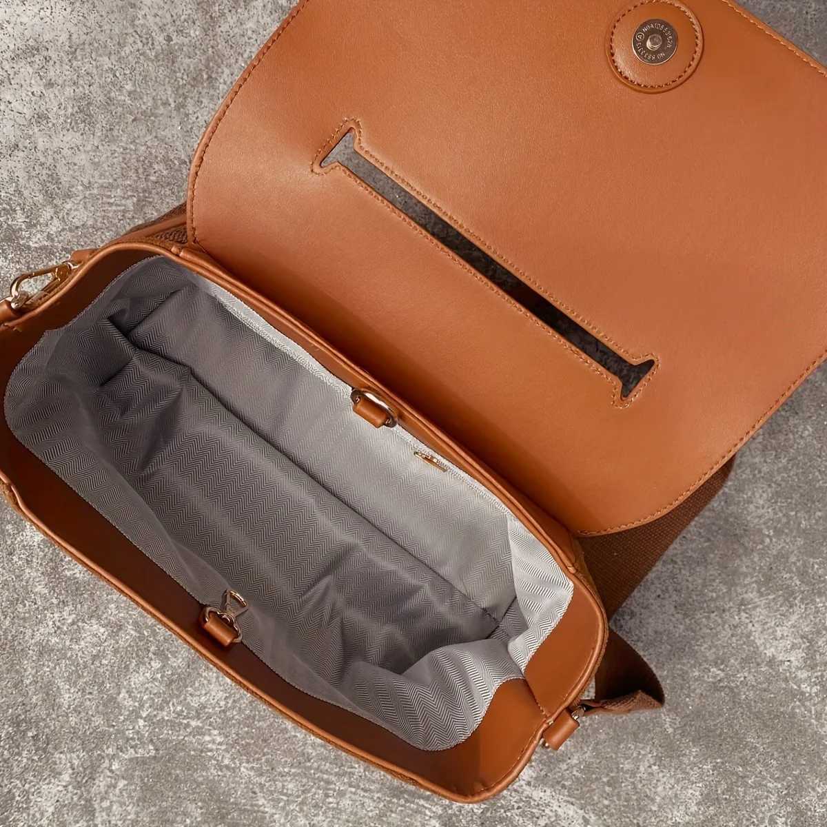 Suede Leather Womens Shoulder Bag Magnetic Button Messenger Bag Large Capacity Work Outing Velvet Tote Bag for Women Daily Use H260306