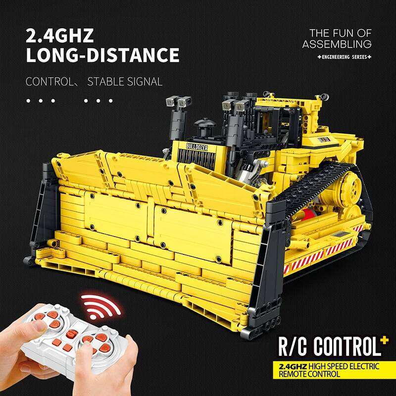 Technical Car APP Remote Control Moter Power Mechanical Bulldozer Building Blocks Brick Engineering Truck Toys Kid Moc Set Gifts Z260306