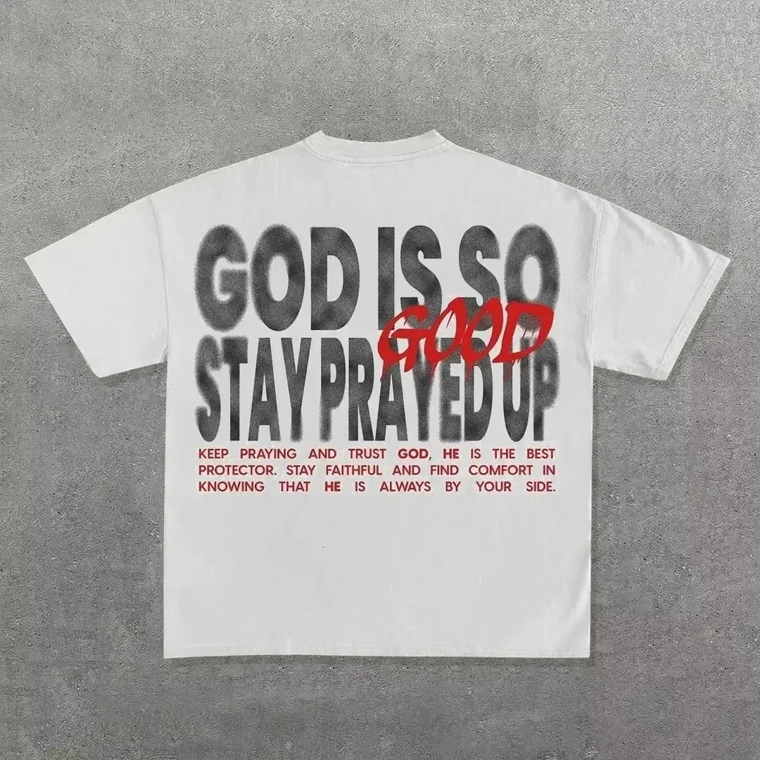 Letter Graphic Print Streetwear Crew Neck T-shirts Unisex Trend Hip-hop Loose Men Women Cotton Gothic High Quality Short Sleeve 260304