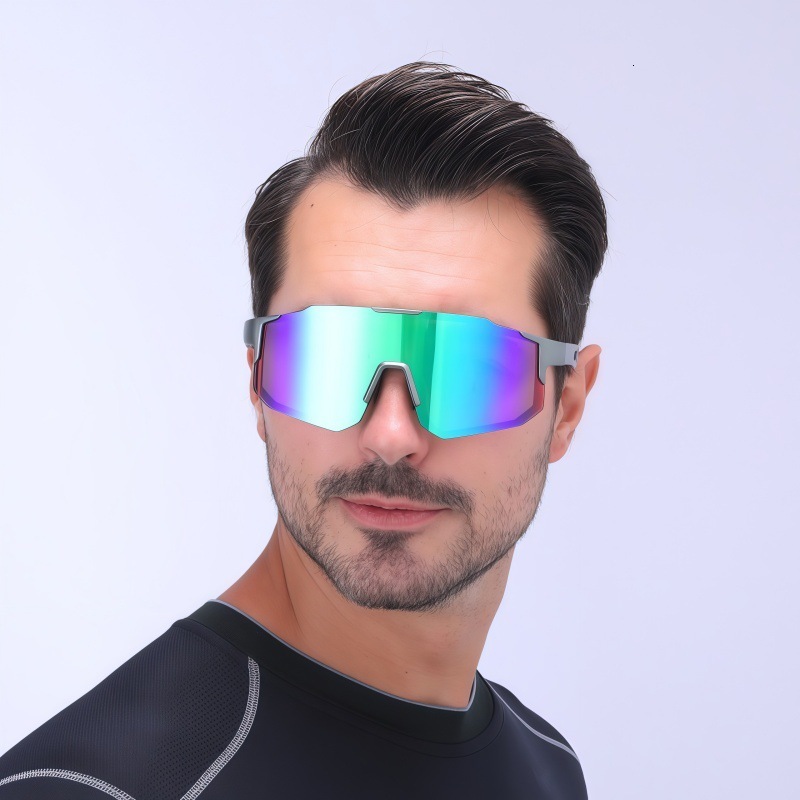 Luxury New Cross Border Men's And Women's Sports Sunglasses Bicycle Designer Sunglasses Outdoor Bicycle Sunglasses Trendy Color Sunglasses W