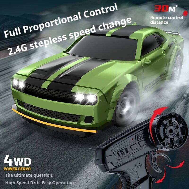 2.4G RC Drift 1/64 4WD Remote Control High Speed 15KM/H Drive Radio Controlled Mini Racing Car Model Boy Toy Gift C260305